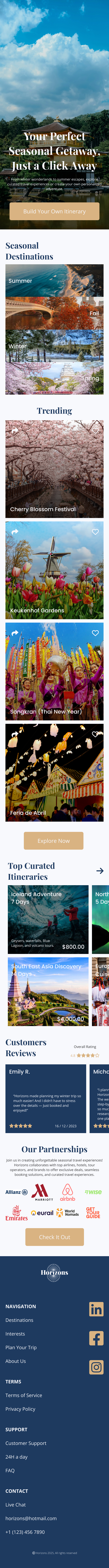 Homepage Comps | Mobile